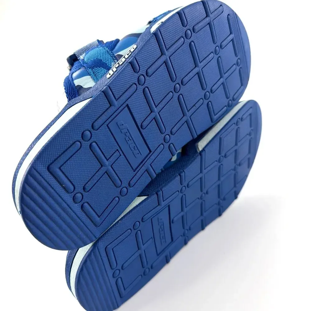 Draco Men's Blue Camo Slide Sandals Size 5-6